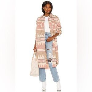 Revolve x BB Dakota Steve Madden Mojave Moon Printed Longline  Coat
